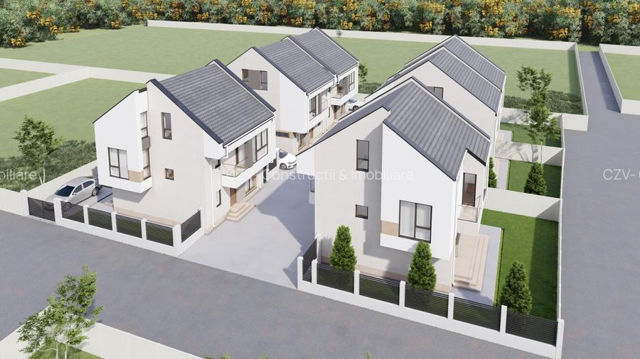 Vilă individuală nouă P+1 | 4 camere | proiect modern, spații generoase pentru f - 28