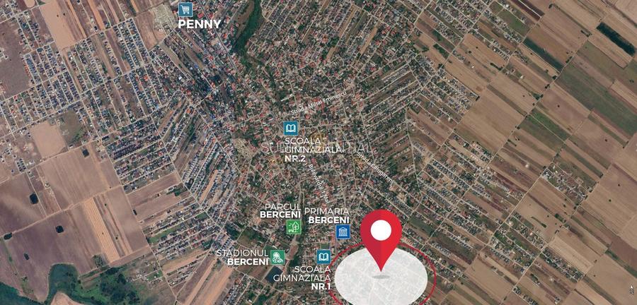 Teren de vanzare, 495 mp, dubla deschidere - Comuna Berceni, Ilfov - 2