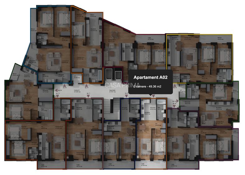 Apartament 2 camere decomandat, bloc nou TATARASI, premium, OCAZIE. - 6