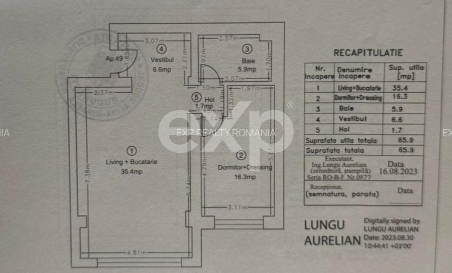 Apartament 2 camere Pipera - mobilat lux - 9