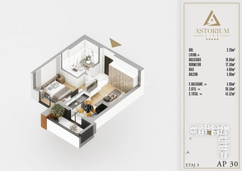 Studio Rezidențial de Lux | Comision 0% | Ideal Investiție sau Locuit - 2