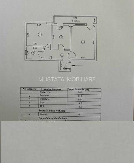 Apartament 2 camere, confort 1 decomandat, zona Obor. Etaj 4 cu POD. - 3