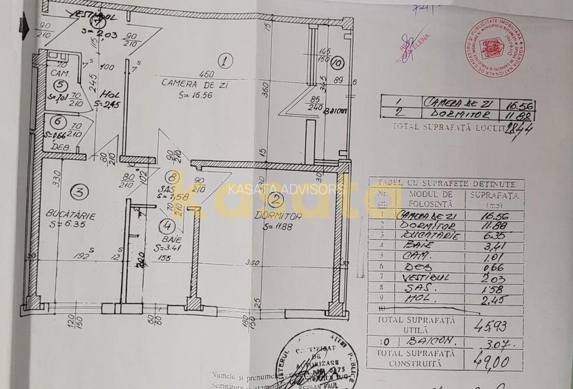 2 Camere | Romancierilor | Metrou la scară | Parc Moghioroș - 1