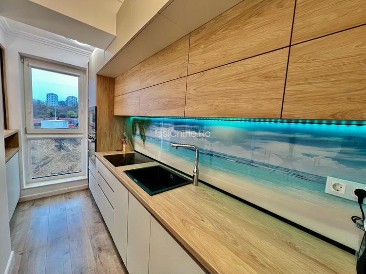 De închiriat|2 camere |Copou|Prima închiriere|Parcare subterană|575 € - 9