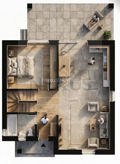 Casa Comuna Berceni | Teren 386 mp | 5 camere | 2 bai | P+M - 6