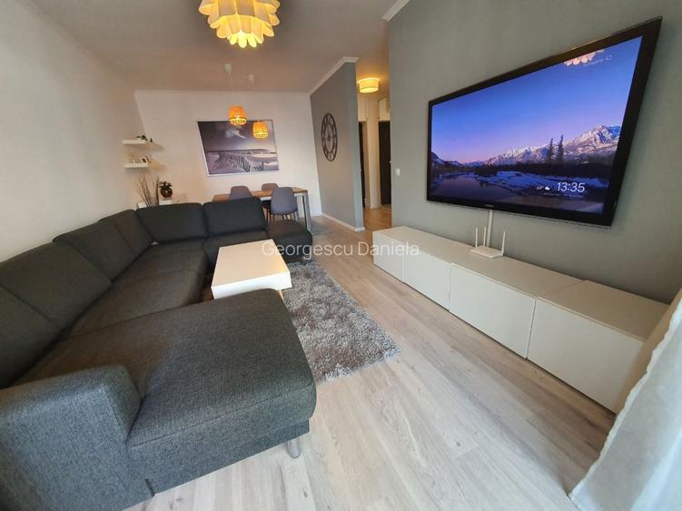 65mp Bloc nou, Terasa mare, stil Scandinav, Complet utilat/mobilat - 11