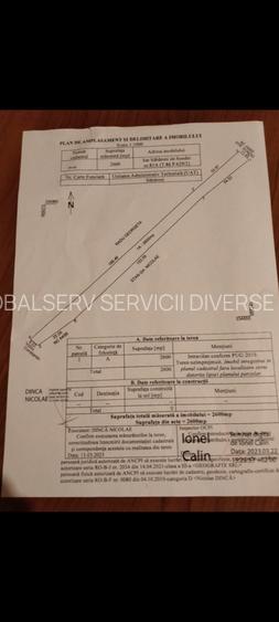 FARA COMISIOANE TEREN intravilan curs constructii la drum asfaltat gaze curent - 6