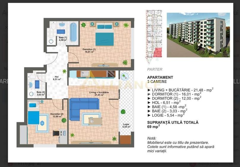 Aparatorii Patriei Ap 3 camere - 2