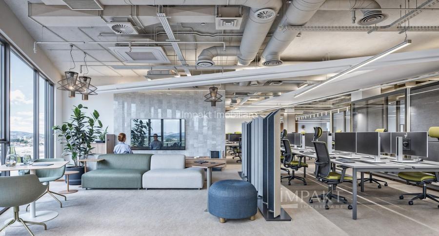 Spatiu birouri  1320 m2 finisat Europa - 16