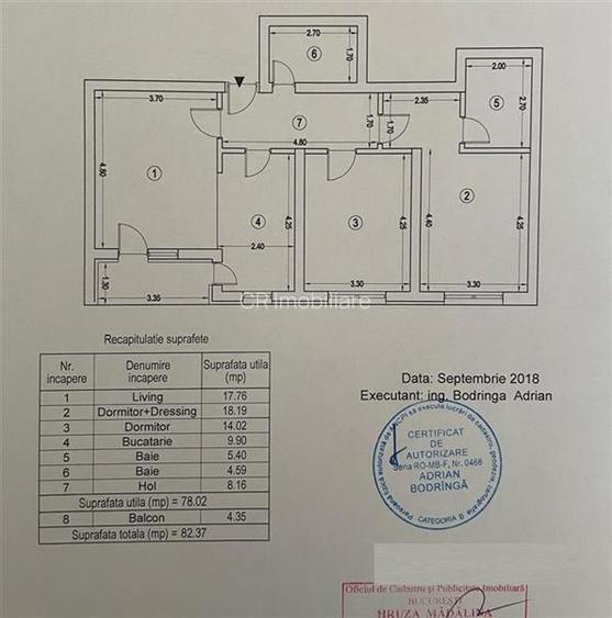 Apartament 3 camere 21th Residence + 2 locuri de parcare - 11