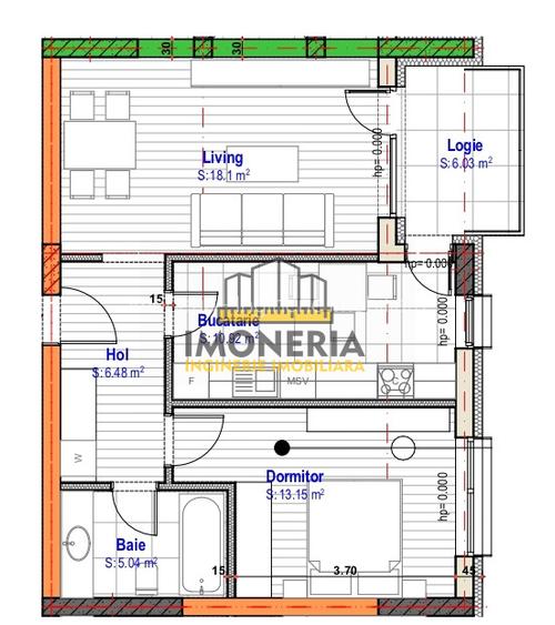 Empire Residence Tornadei 2 - Comision 0% - 2 camere luminoase, finisaje premium - 3