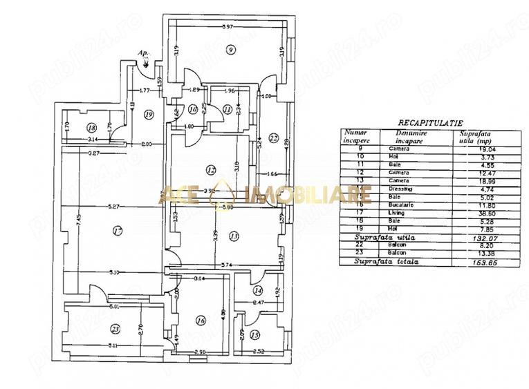 4 Camere de inchiriat | Aviatiei | 3 bai | Metrou | Parcare - 8