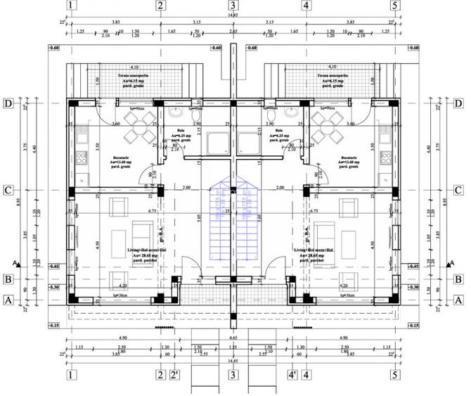 *Casa Moderna FINALIZATĂ* TVA 21% INCLUS - 115 MPU - 4 camere - mutare imediata - 22