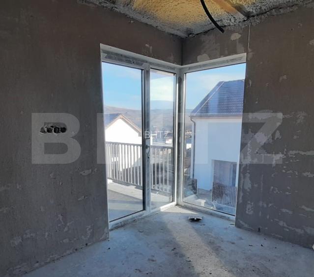 Casa individuala semifinisata 4 camere, 150 mp, teren 550 mp, Chinteni - 3