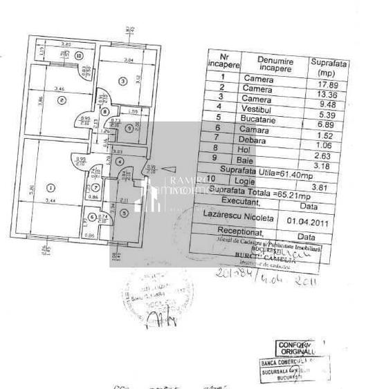 Apartament 3 camere, decomandat, Ozana , Titan, 1 decembrie 1918 - 6
