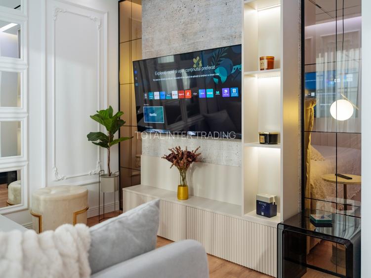 Decebal-3/4-renovata integral lux, mobilata + utilata modern, TV, 135000€ - 8