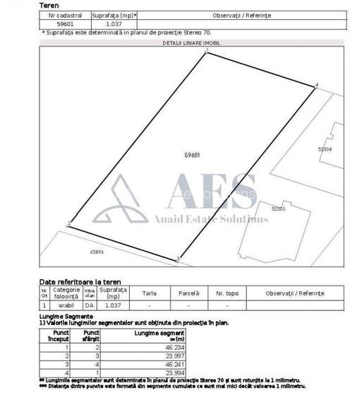 Teren Rosu Chiajna intravilan 1037mp - 6
