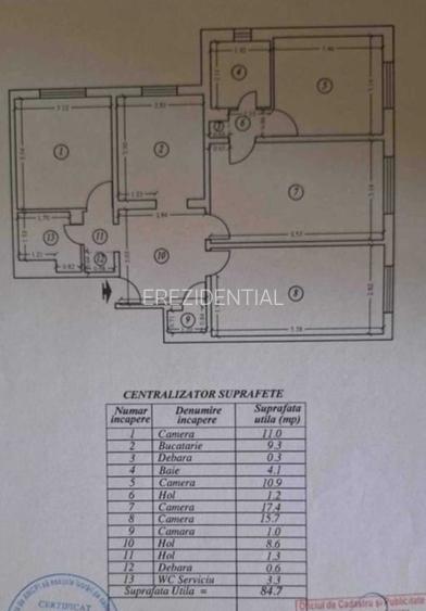 Apartament 4 camere-semidecomandat  -zona Lujerului - 6