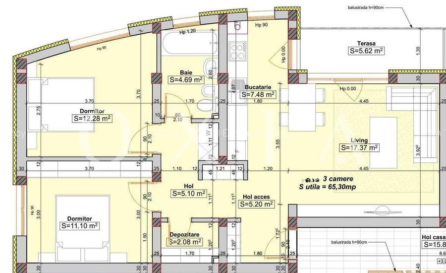 AX1194 Braytim, Etaj Intermediar, Mobilat&Utilat - 10
