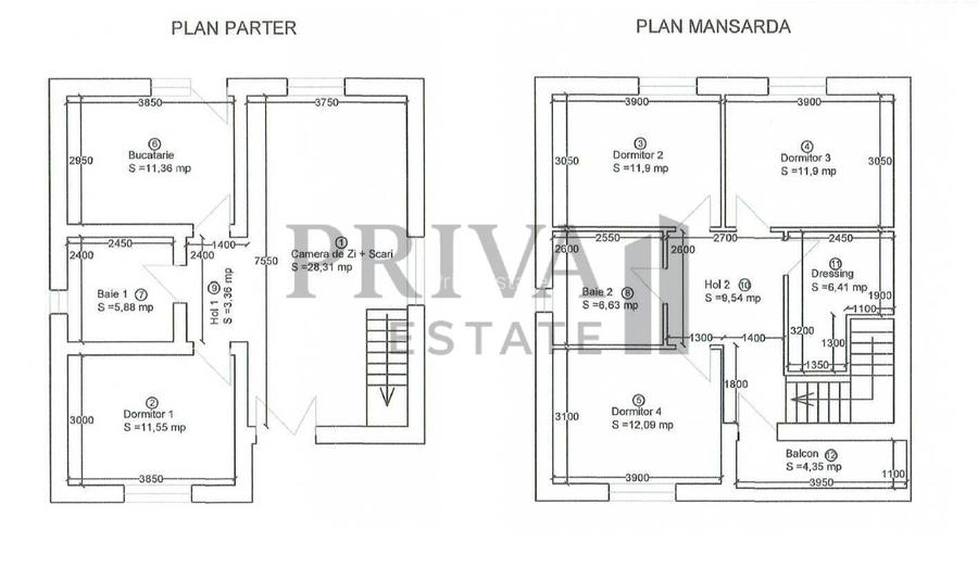 Casa Individuala, 5 camere, 128mp+28mp terasa, teren 400mp - 20