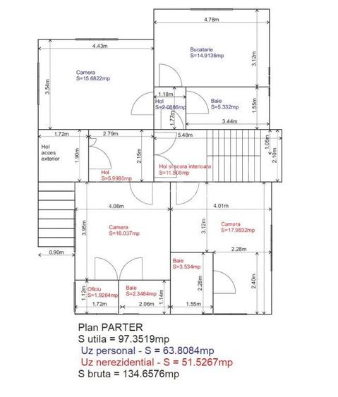 Casa 16 camere de vanzare in Zorilor, Cluj Napoca - 58