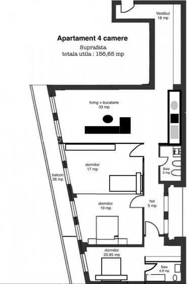 Apartament 3 camere zona Ferdinand, foarte spatios, pret promo - 7