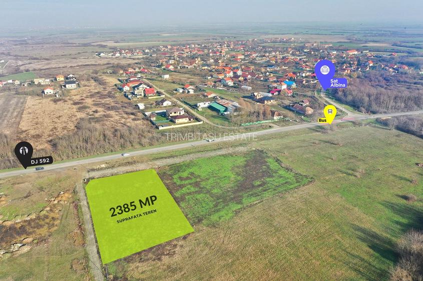 Vanzare | Teren industrial | 2385 MP | Apa Curent Canal | Mosnita Noua - 3