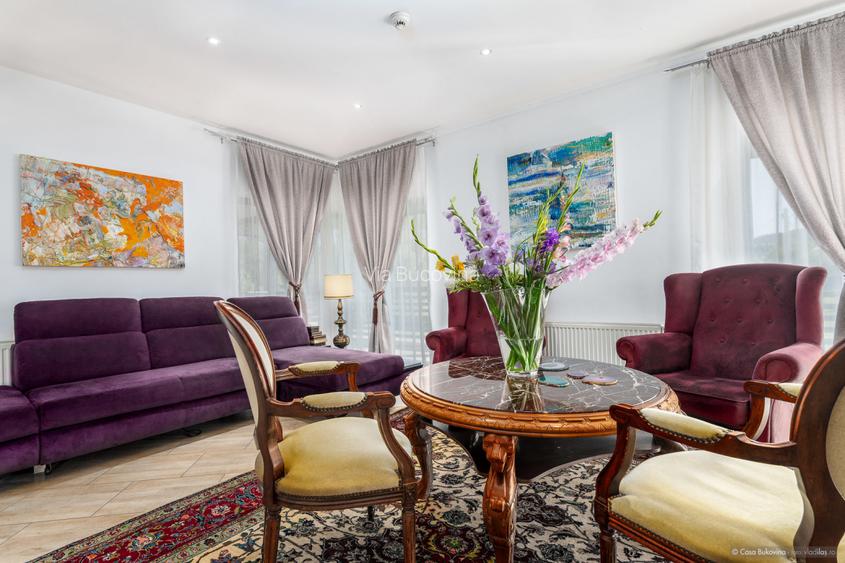 Casa de locuit sau vacanta 5 camere, 5 bai, 2600mp teren langa Humor - 3