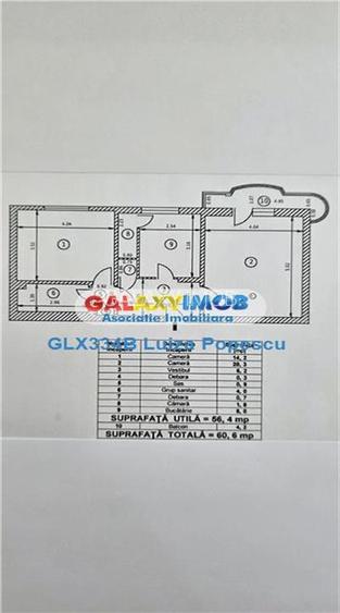 Vanzare apartament 2 camere 13 SEPTEMBRIE-DRUMUL SARII et4|8 60mp - 8