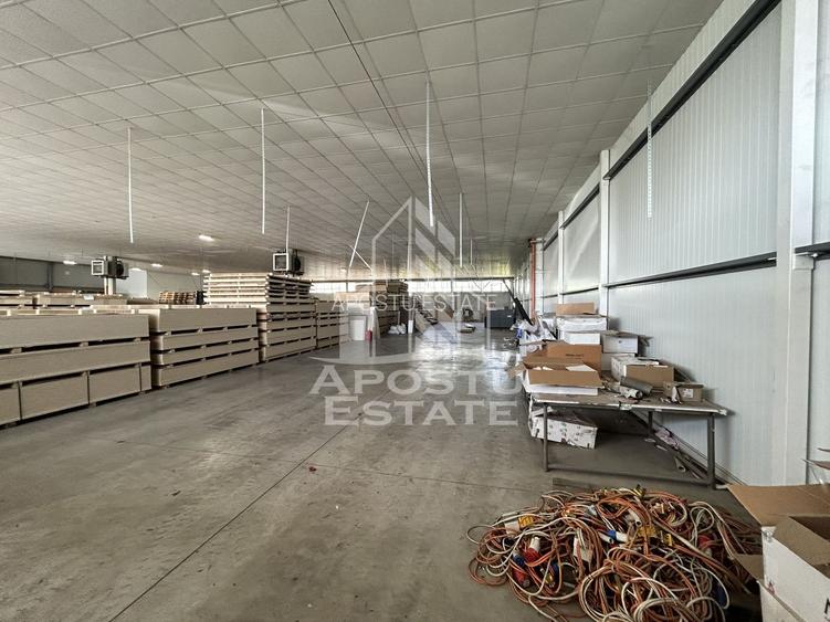 Hala 1400 mp, de inchiriat, depozitare, acces TIR, C. Lugojului. - 2