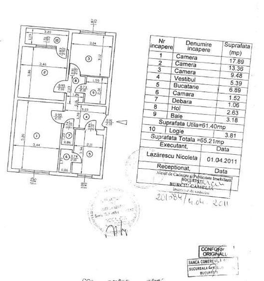 AP. 3 CAMERE- TITAN, BLOC REABILITAT, MOBILAT/UTILAT, COMISION 0% - 11