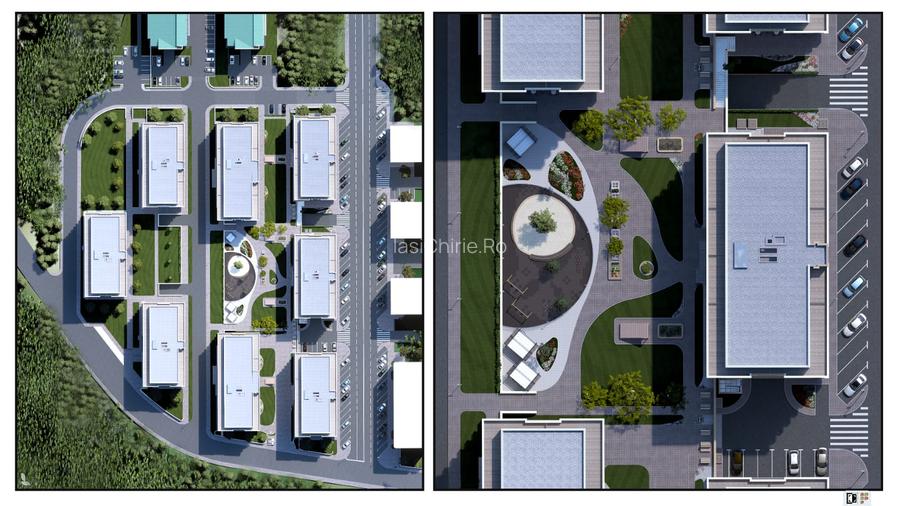 Apartament 1 camera  Copou-Rasarit de Soare - 12