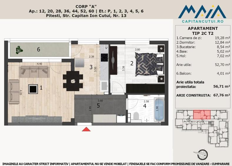 2 Camere | Finisaje Premium | Negru Voda | Central | Langa padure - 2