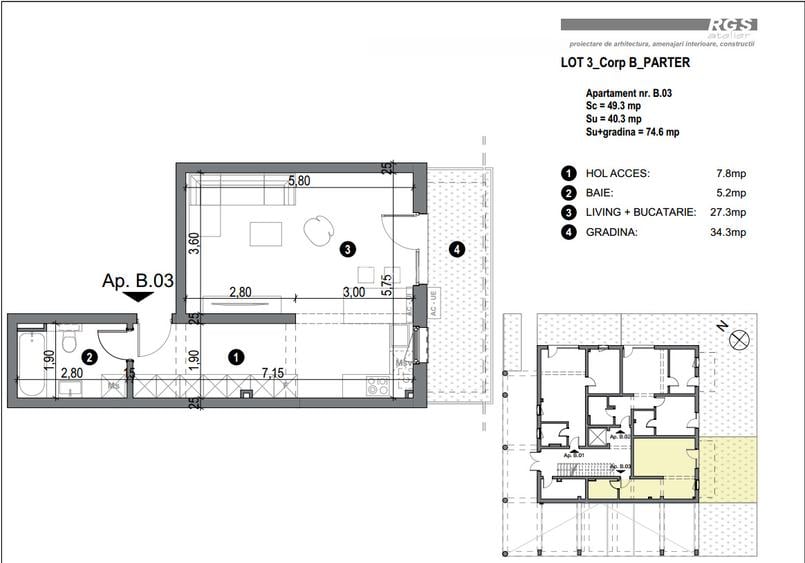 Apartamente 1-2 sau mansarda, suprafete 40-60mp, Complex rezidential Comision 0 - 10