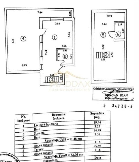 Duplex 2 camere // terasa 30mp // zona case // Trapezului // Pallady - 1