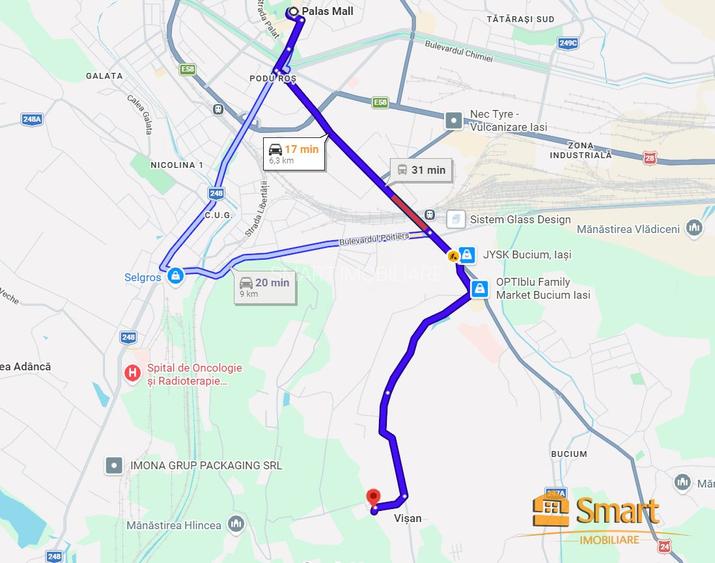 Teren intravilan 900 mp Vișan – zona TLT Toate utilitățile Comision 0% - 3