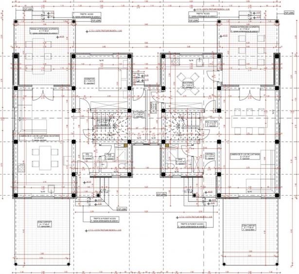 Duplex despartit prin camera tehnica cu 4 camere + Carport - Calea Urseni - 2