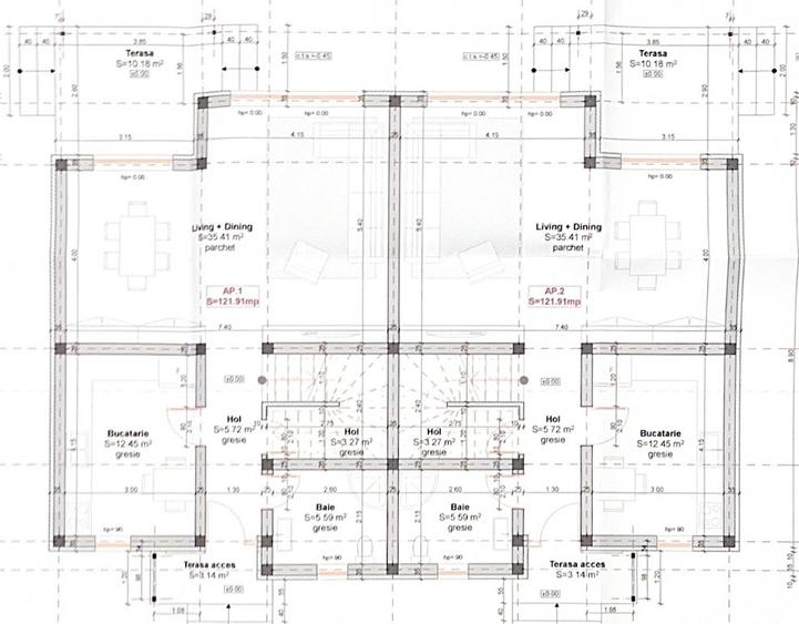 COMISION 0% - Duplex cu 4 camere - 120 mp utili - Giroc