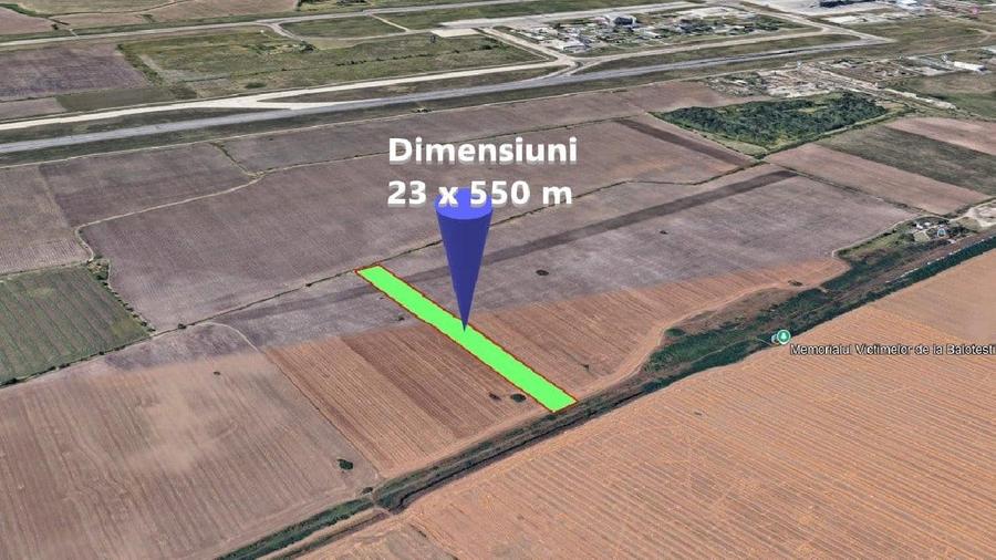 Teren arabil intravilan 12.200 mp Otopeni