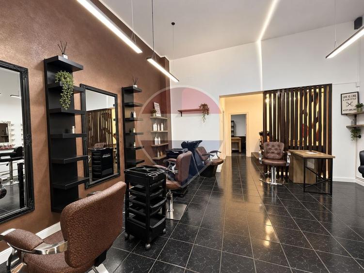 Spatiu comercial coafor complet echipat – de închiriat Ultracentral