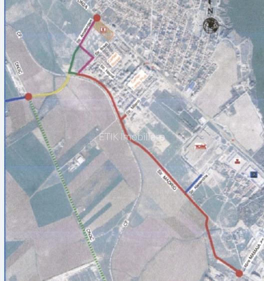 Teren 1650 mp la bl Madrid(Carrefour) deschidere 25 ml - 3