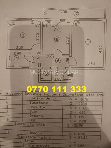 Apartament 2 camere decomandat, Obor. Mobilat Utilat. - 2