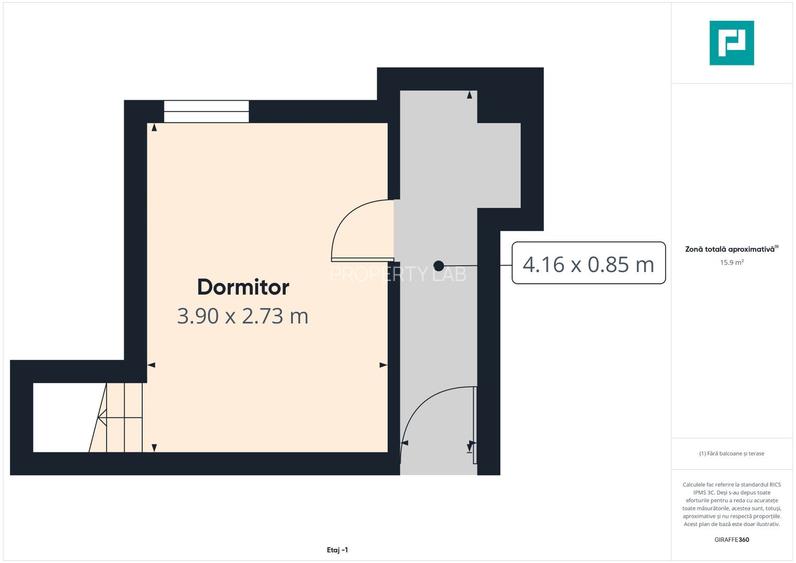 Apartament 3 camere  la curte  - Odobescu - 37