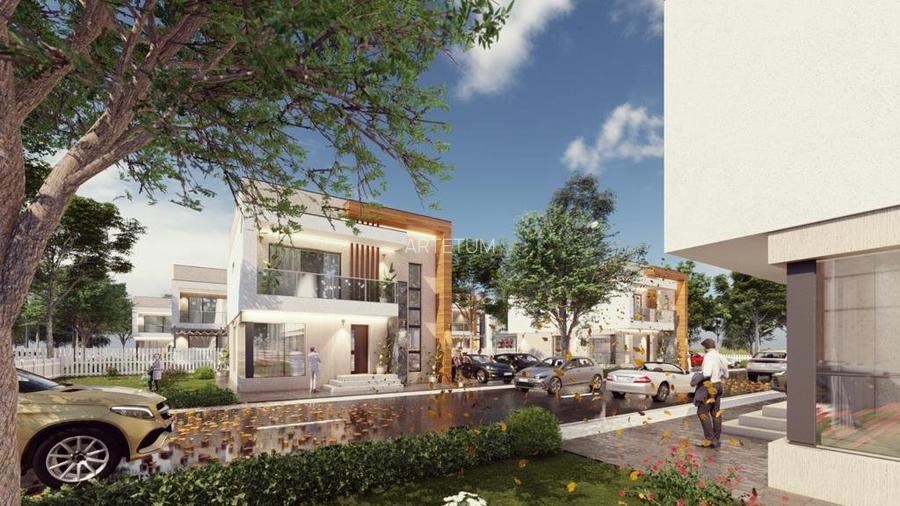 Teren cu proiect aprobat - 78 vile premium în Corbeanca - 7