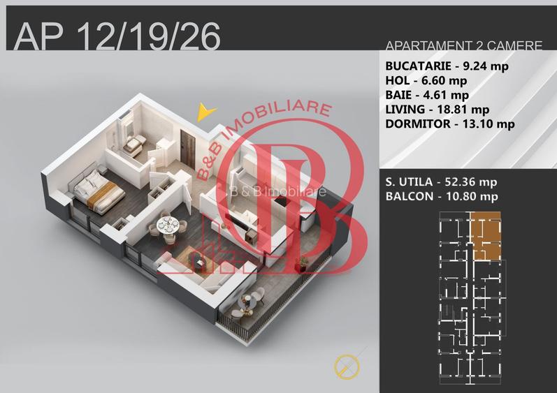 2 camere decomandat bloc boutique 7min STB Bratarii - 1