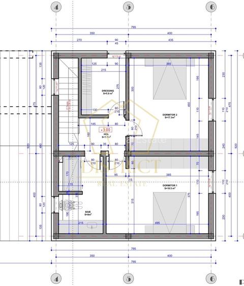 Duplex cu 4 camere, despărțit prin camera tehnica  | Mosnita Veche - 6