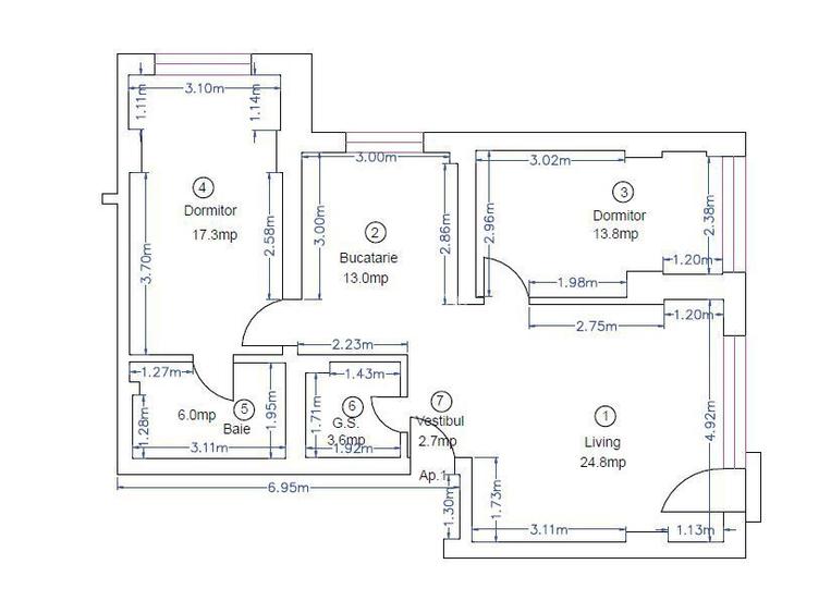 3 CAMERE | PIPERA | IVORY | RESIDENCE | ROND OMV | LUX | PARCARE - 1