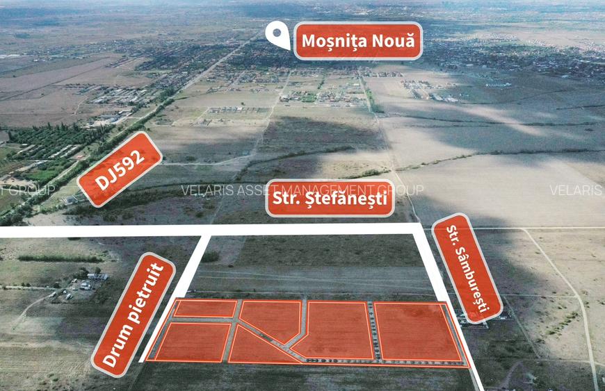 Parcele de teren intravilan la doar 500m de Drumul Judetean - 2