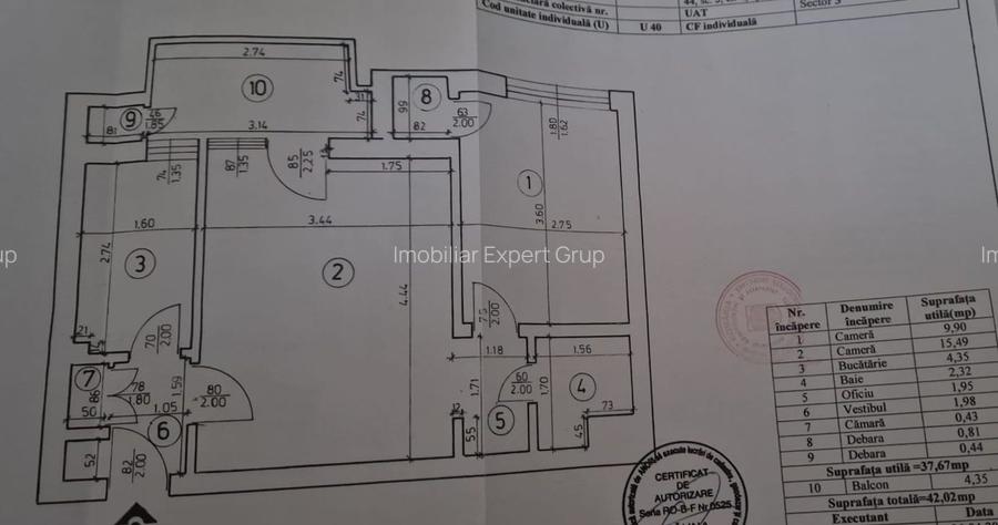 Apartament  2 camere Bulevard - 7
