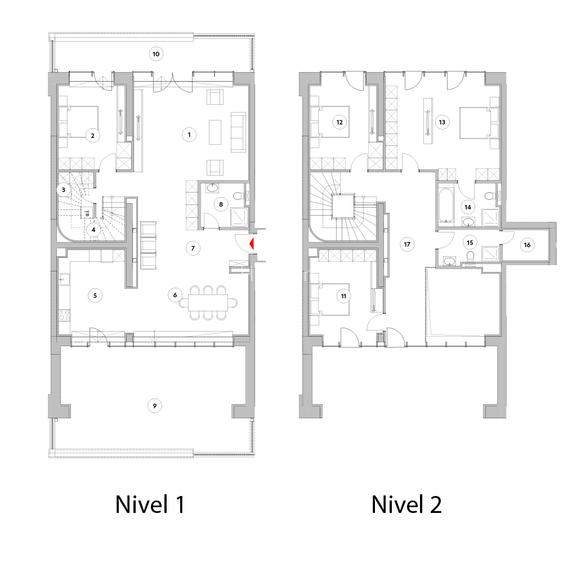 Duplex cu 5 camere - Tip D5G - 3